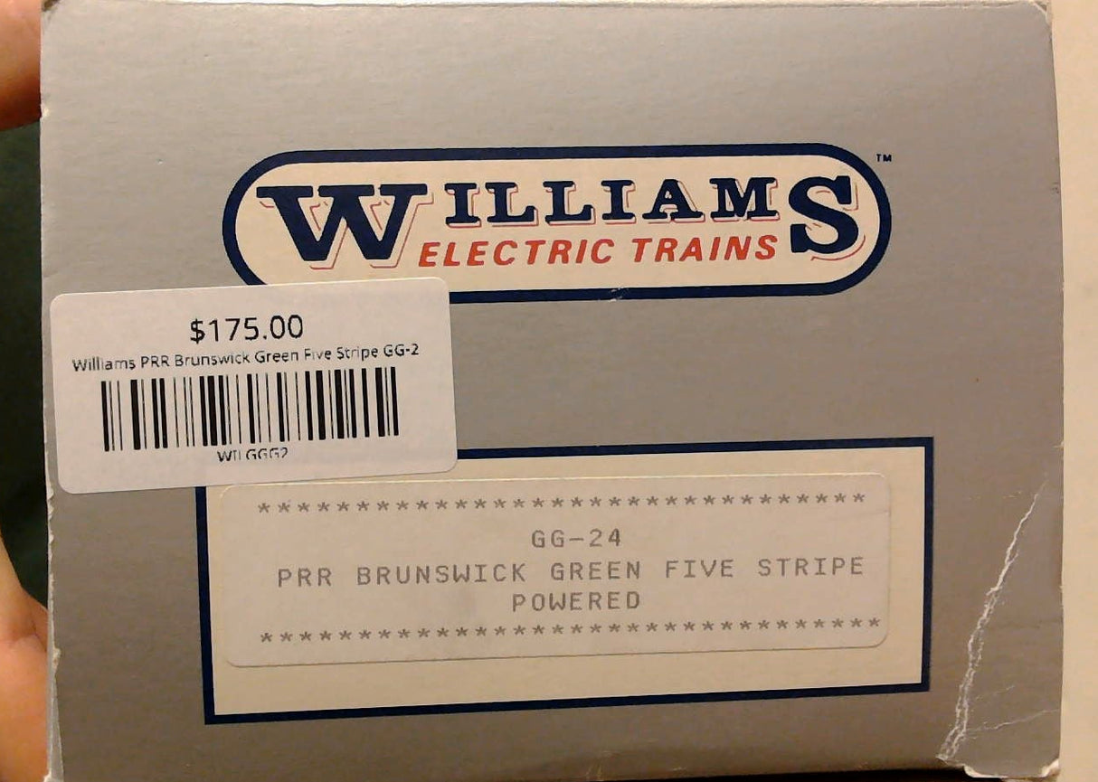 Williams PRR Brunswick Green Five Stripe GG-2