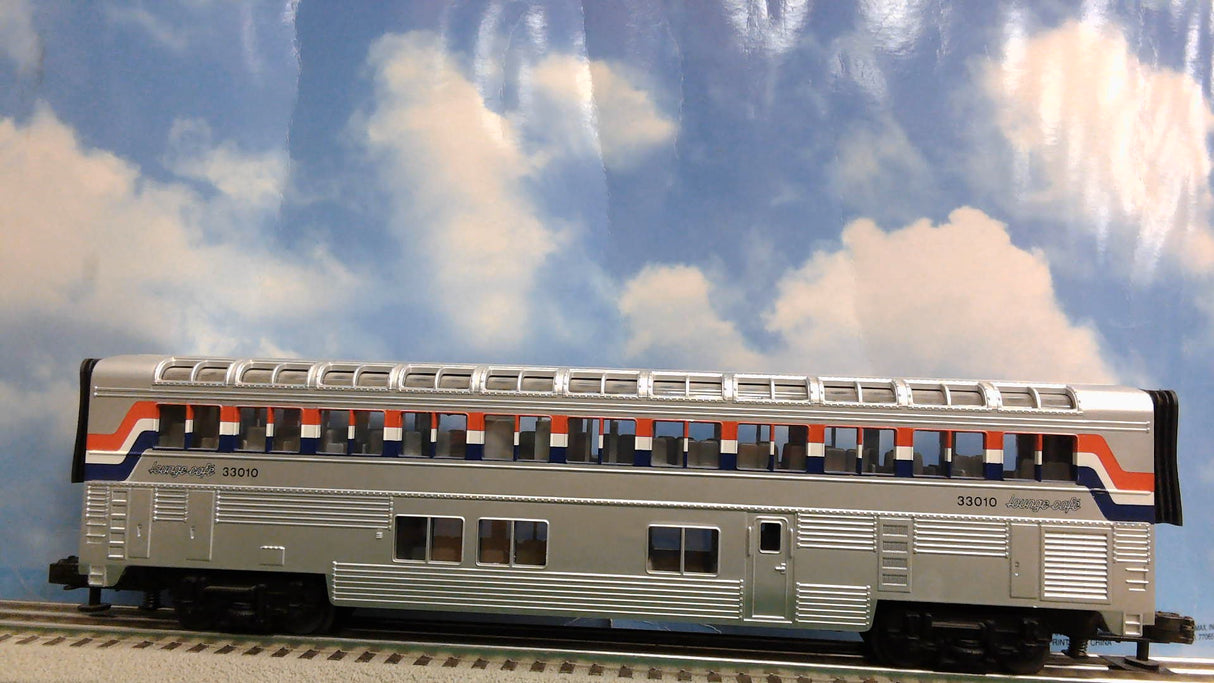 MTH O Amtrak Superliner Lounge Cafe Car