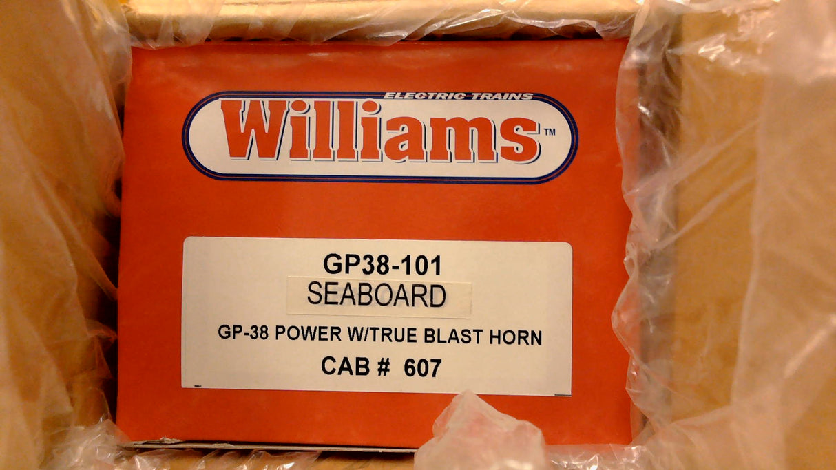 Williams 607 Seaboard Powered GP-38 w/ True Blast Horn