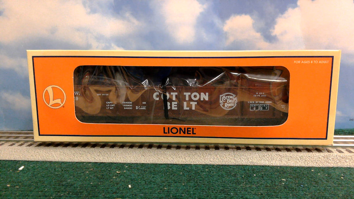 Lionel 6-17408 O Gauge SSW Cotton Belt Gondola with Scrap Load