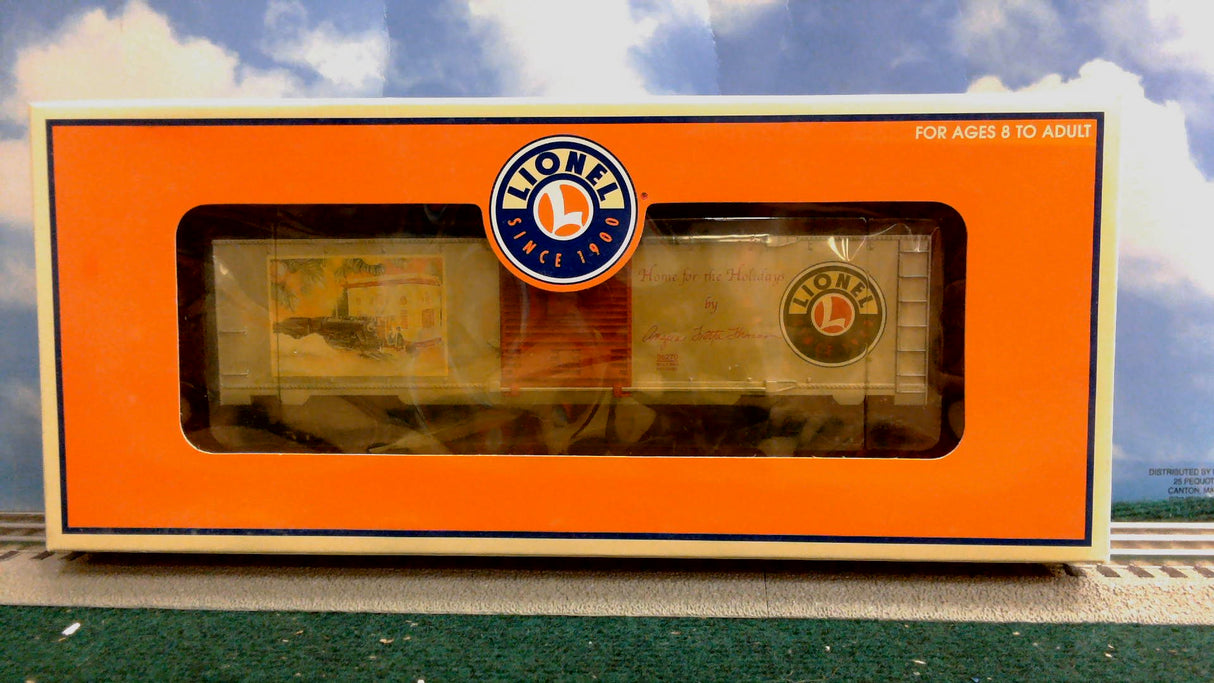LIONEL 6-36270 ANGELA TROTTA THOMAS HOME FOR THE HOLIDAYS BOX CAR