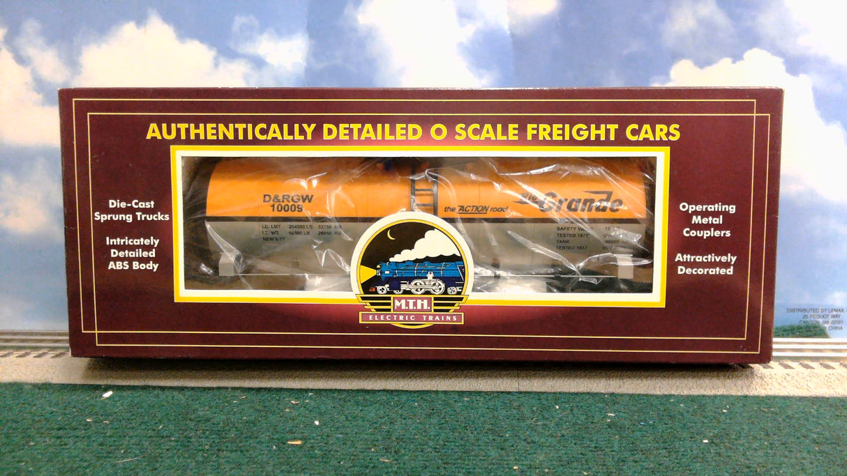 MTH MT-9201L O Denver and Rio Grande Tank Car