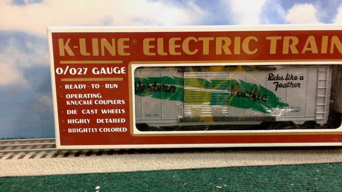 K-Line K-648103 Western Pacific Green Feather Boxcar