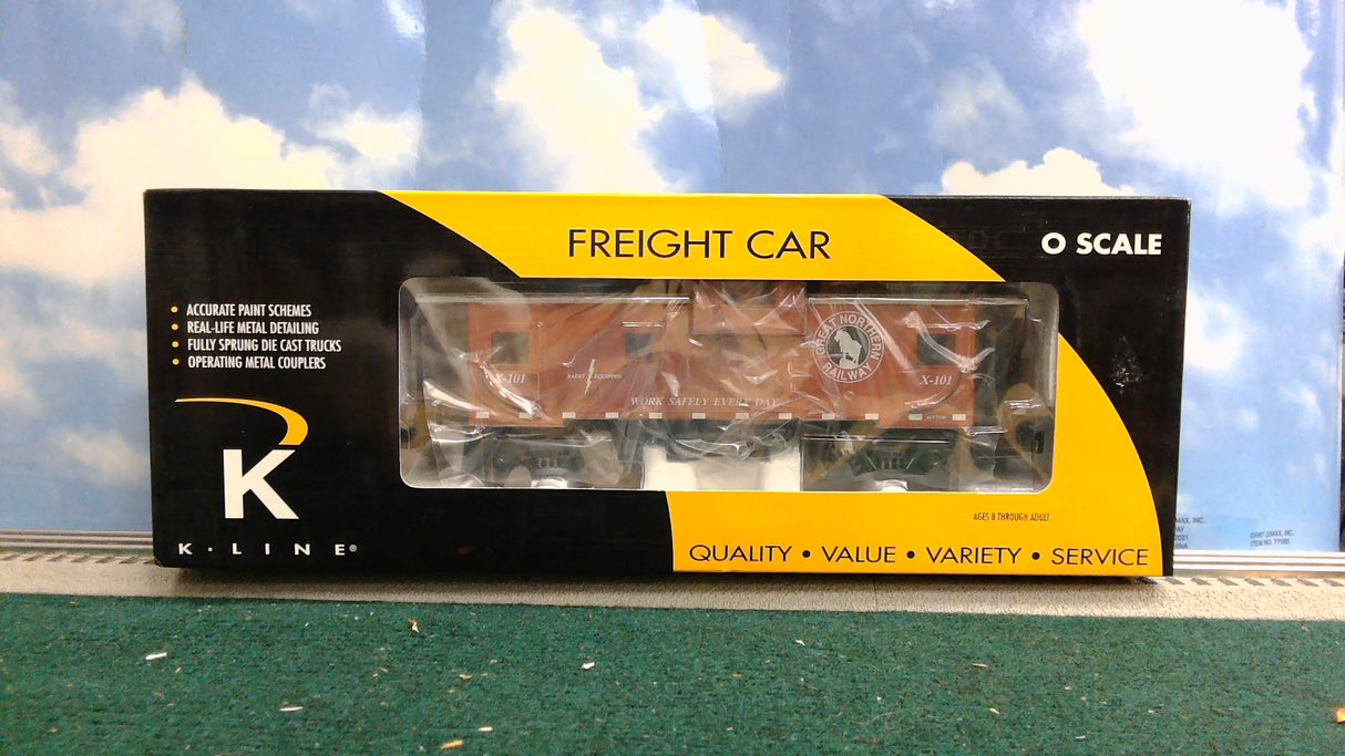 K-Line K618-1591 O Scale Great Northern Extended Vision Caboose