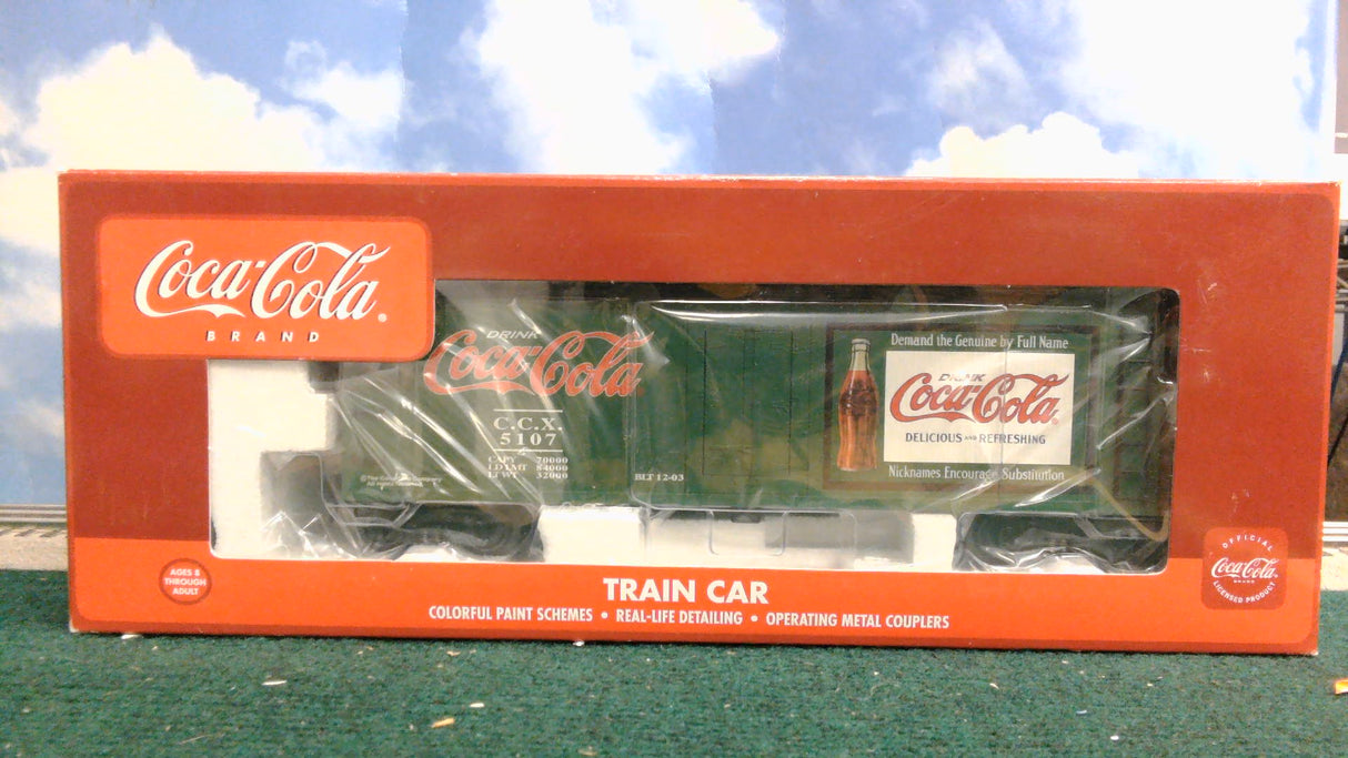 K-LINE K762-5107 COCA-COLA BRAND WOOD-SIDED REEFER