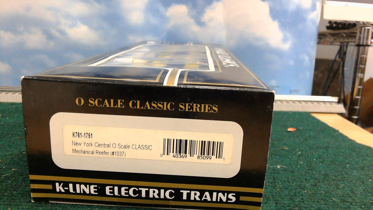 K-LINE K761-1751 NEW YORK CENTRAL O SCALE CLASSIC MECHANICAL REEFER
