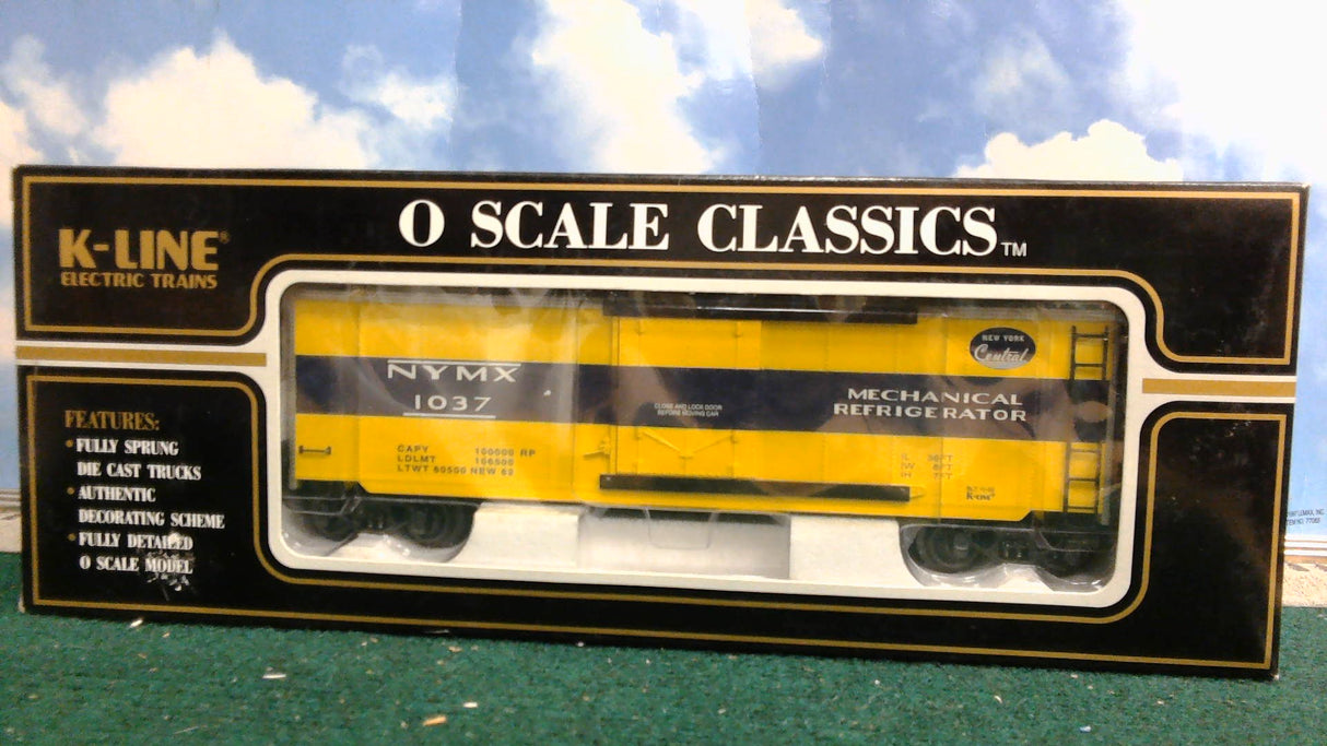 K-LINE K761-1751 NEW YORK CENTRAL O SCALE CLASSIC MECHANICAL REEFER