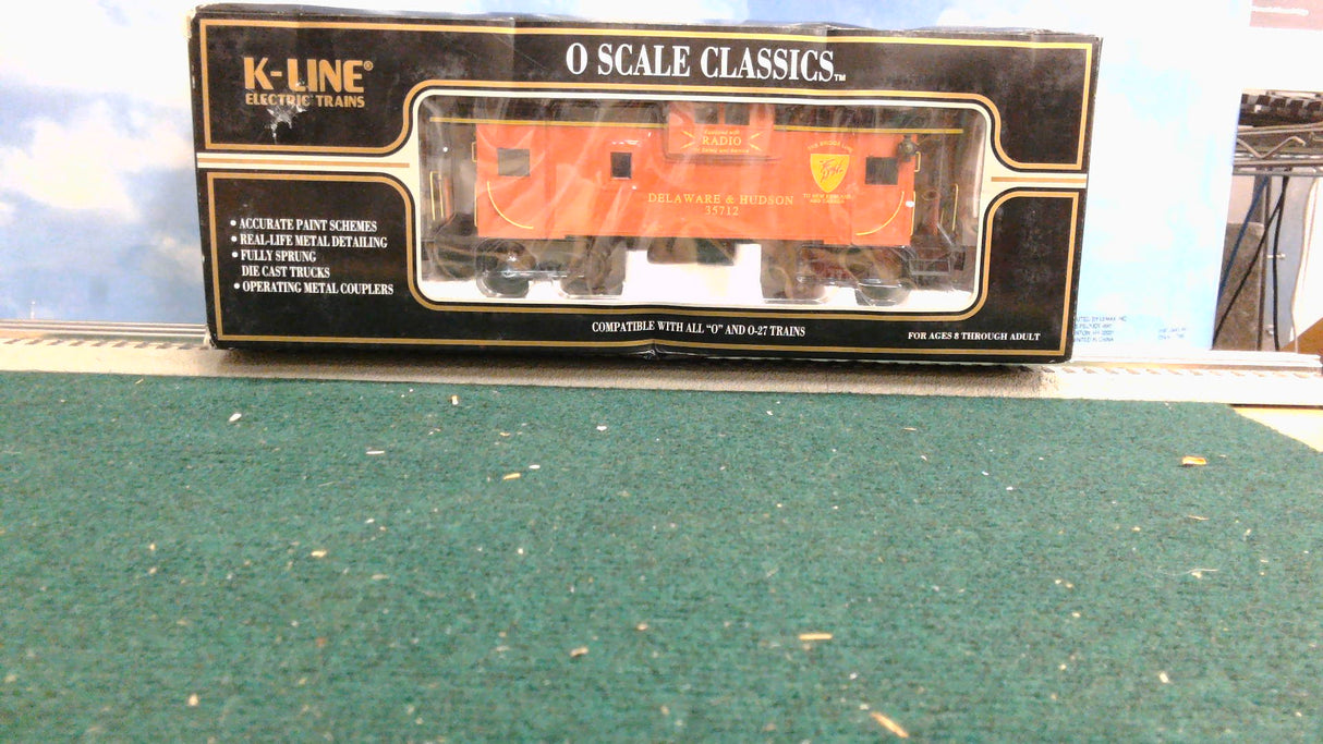K-LINE K613-1451 DELAWARE & HUNDSON EXTENDED VISION CABOOSE