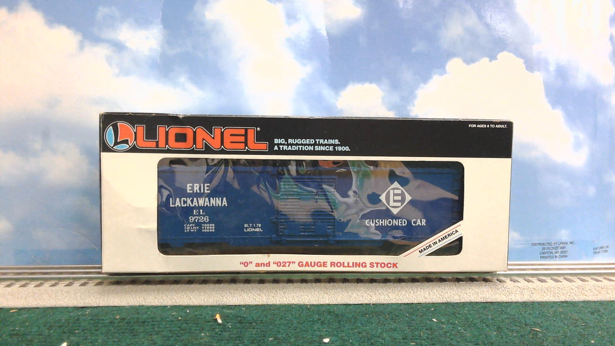 LIONEL 9726 ERIE LACKAWANNA CUSHIONED CAR