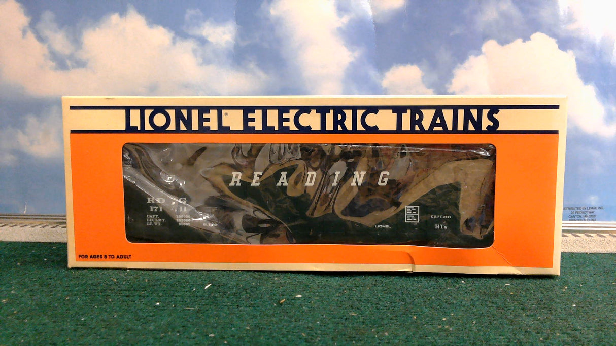 LIONEL 6-17111 READING THREE-BAY HOPPER WITH COAL LOAD