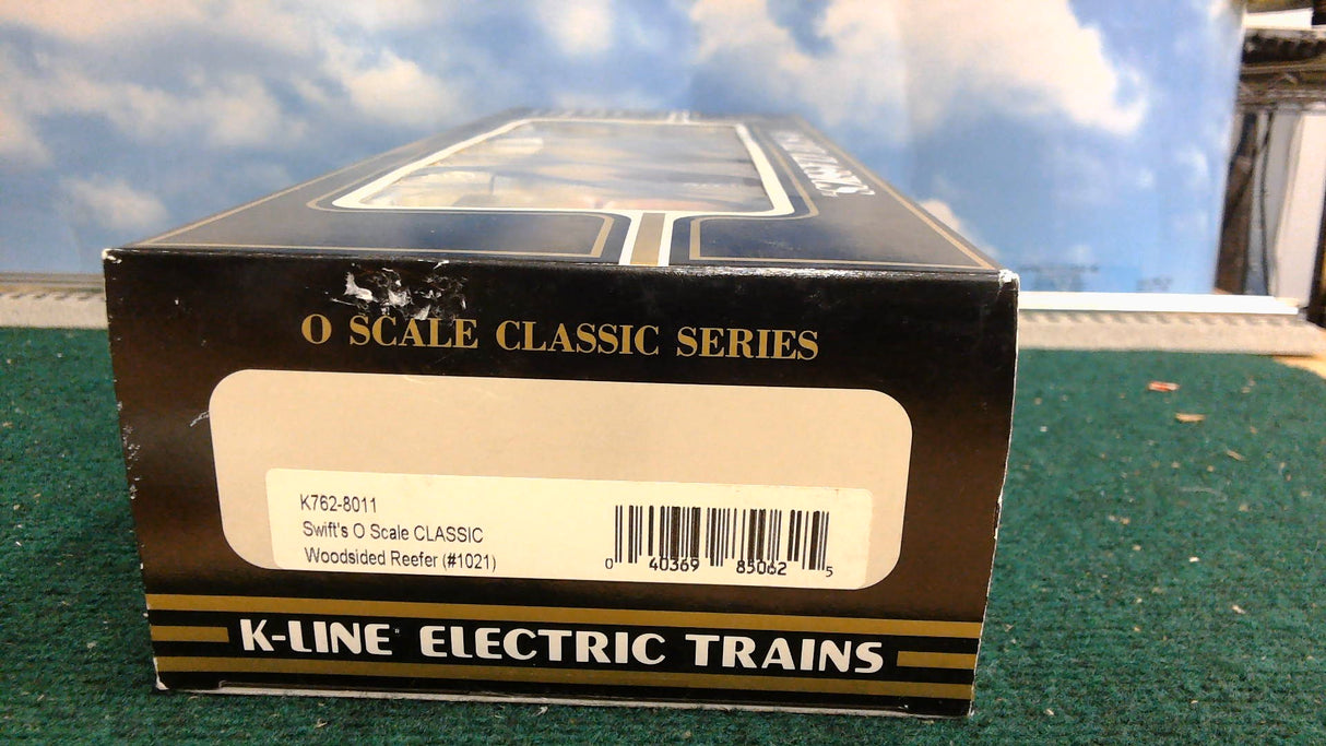 K-LINE K762-8011 Swifts O Scale Classic Woodsided Reefer #1021