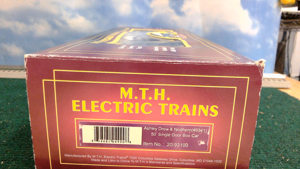 MTH 20-93100 ASHLEY DREW & NORTHER 50' SINGLE DOOR BOX CAR