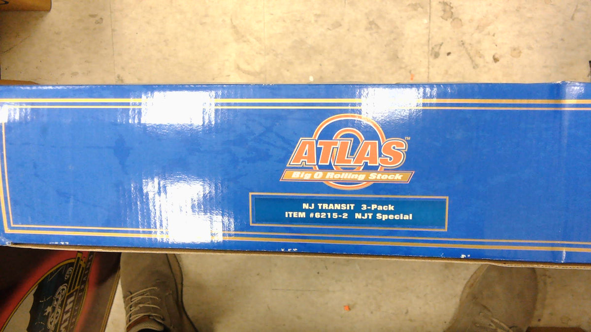 ATLAS #6215-2 NJ TRANSIT "NJT SPECIAL" 3-PACK PASSENGER CAR SET