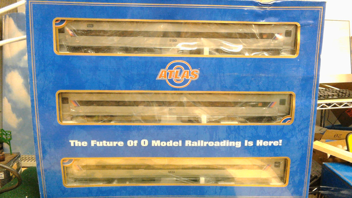 ATLAS #6215-2 NJ TRANSIT "NJT SPECIAL" 3-PACK PASSENGER CAR SET