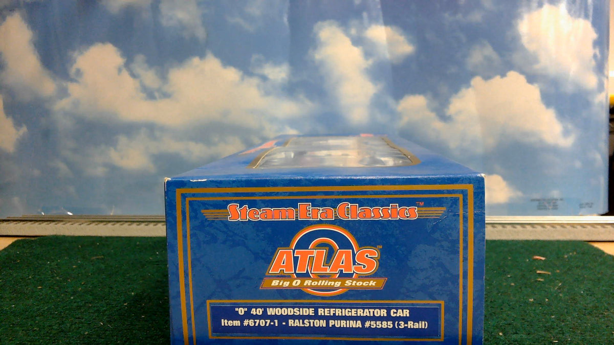 Atlas #6707-1 Ralstan Purina Woodside Refrigerator Car