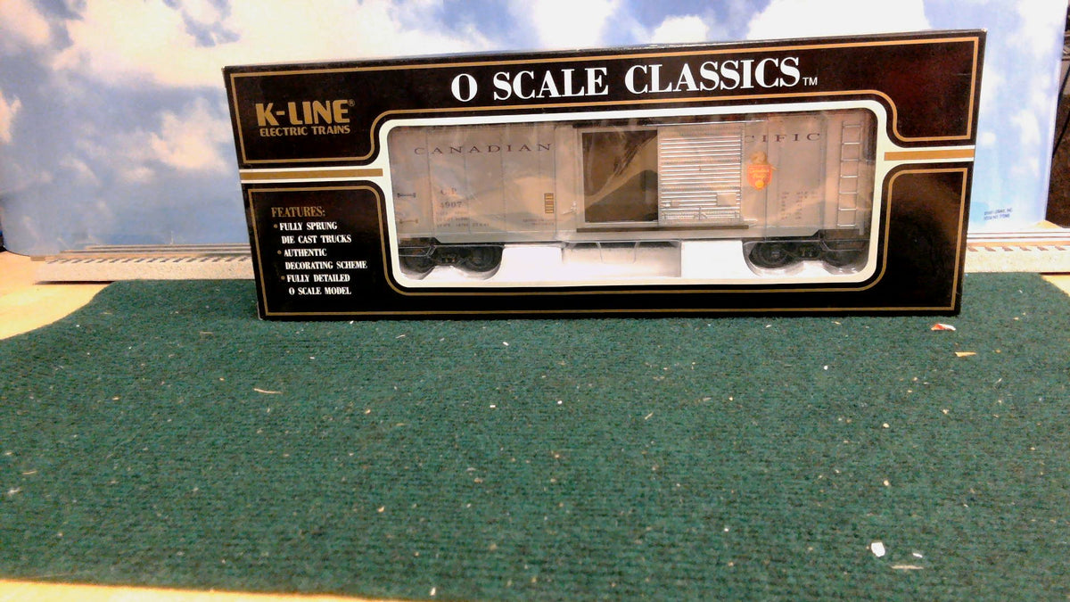 K-LINE K761-1211 CANADIAN PACIFIC O SCALE CLASSIC EXPRESS BOXCAR #4907