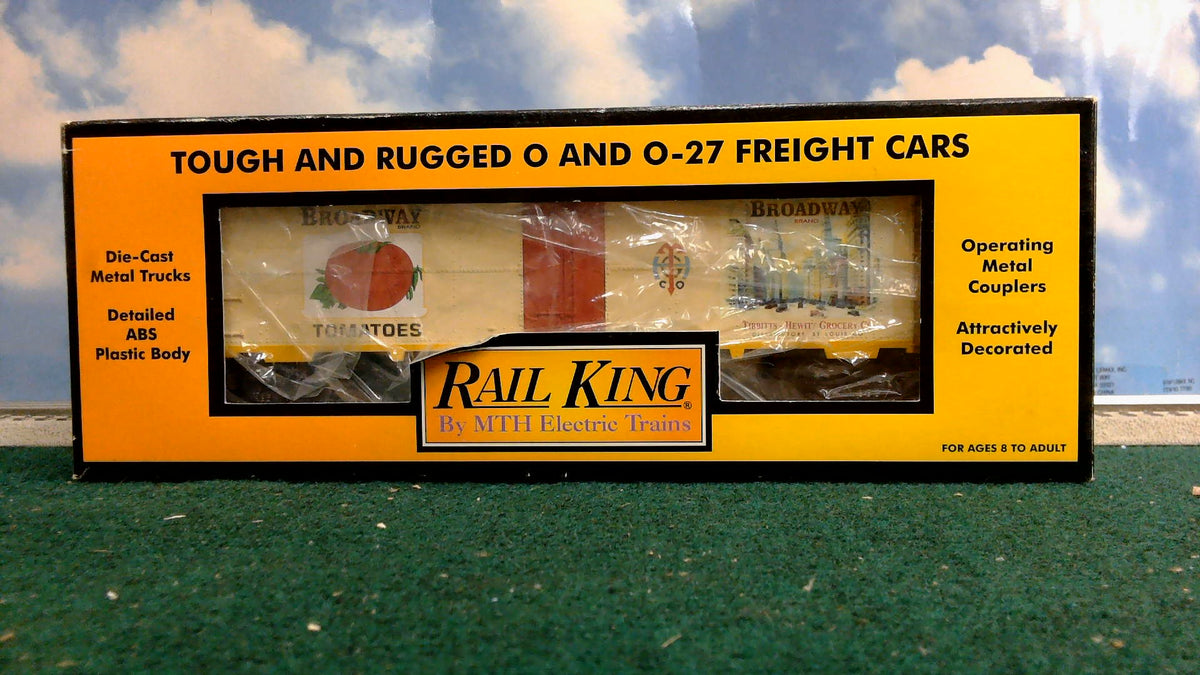 MTH RAILKING 30-7855 BROADWAY TOMATOES MODERN REEFER CAR