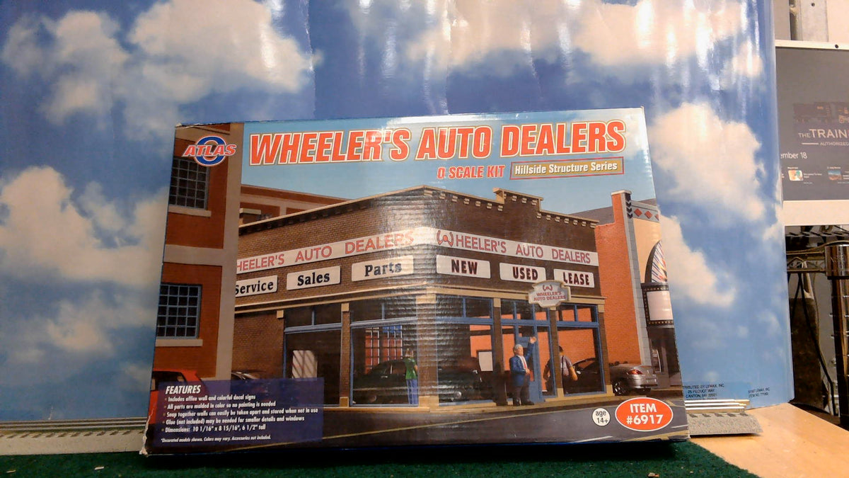 ATLAS WHEELER'S AUTO DEALERS O-SCALE KIT #6917