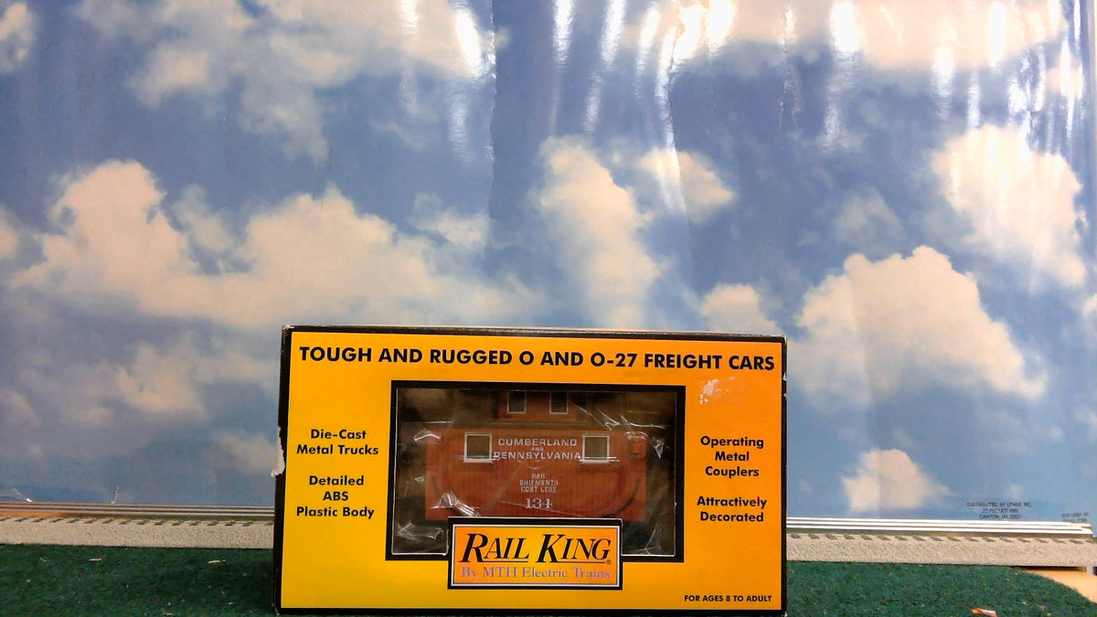 MTH RAILKING 30-77023 CUMBERLAND & PENNSYLVANIA BOBBER CABOOSE