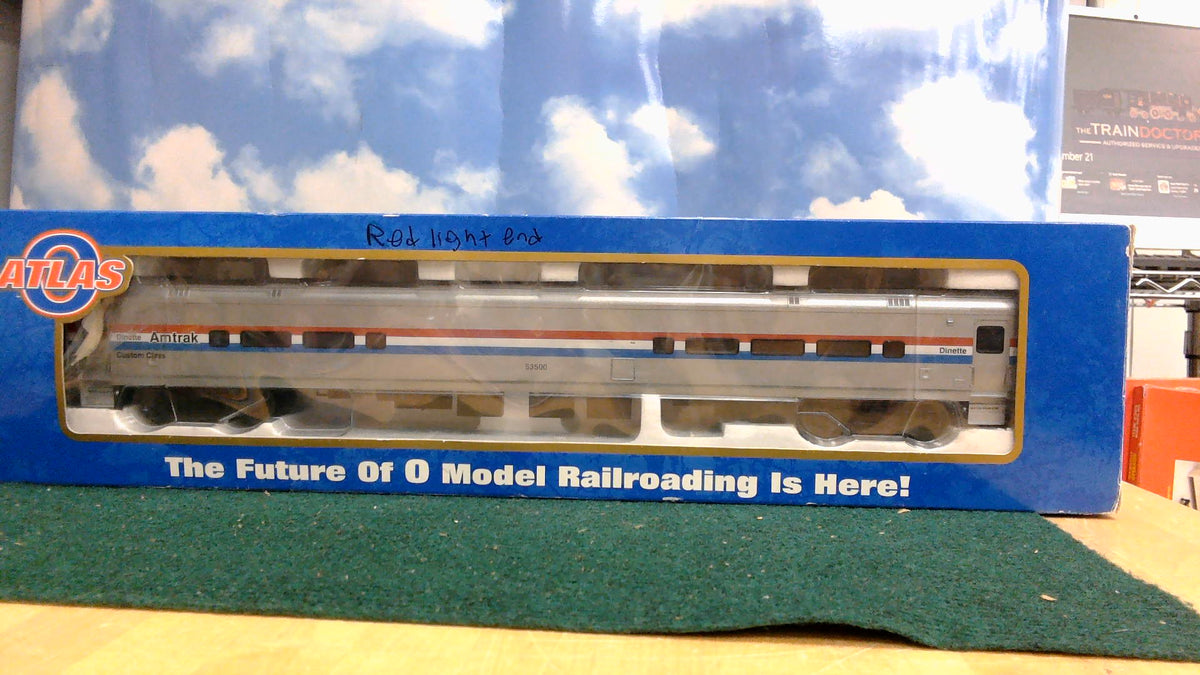 ATLAS #53500 HORIZON PASSENGER CAR (3 RAIL) AMTRAK DINETTE