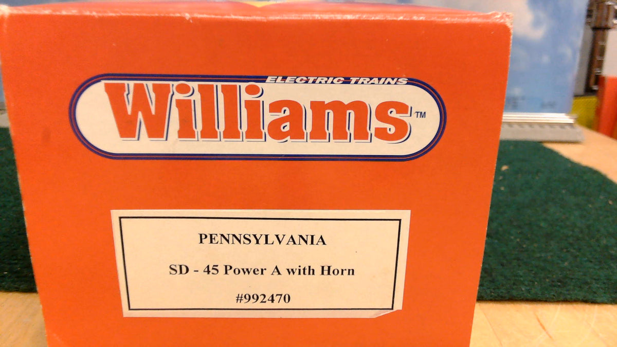 WILLIAMS #992470 PENNSYLVANIA SD-45 POWER A WITH HORN