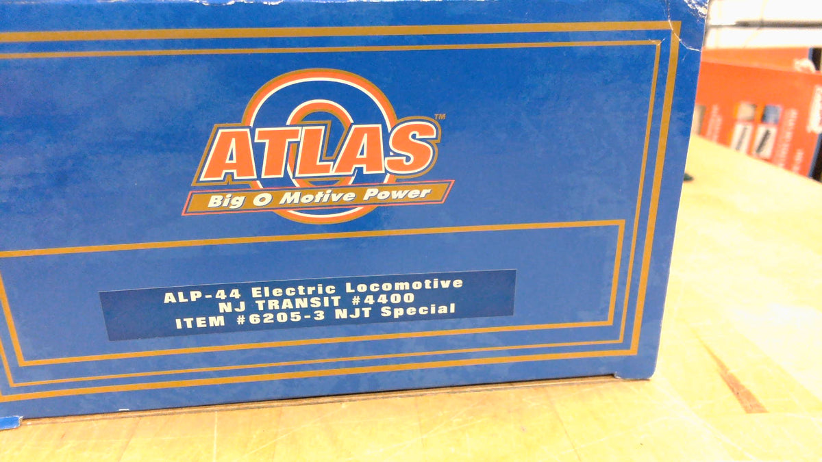 ATLAS #6205-3 ALP-44 ELECTRIC LOCOMOTIVE NJ TRANSIT