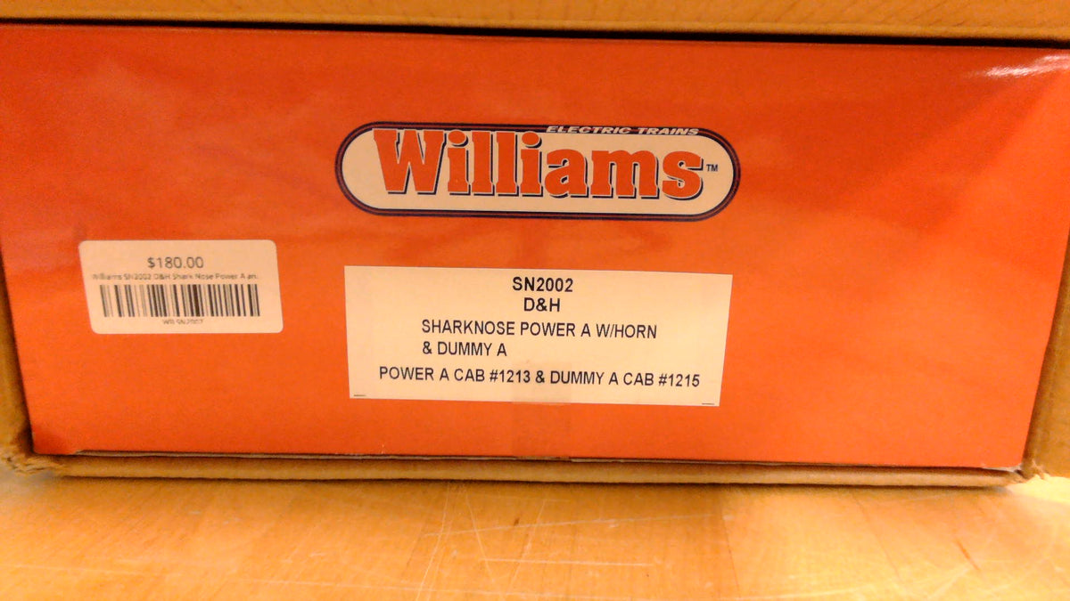 Williams SN2002 D&H Shark Nose Power A and Dummy A