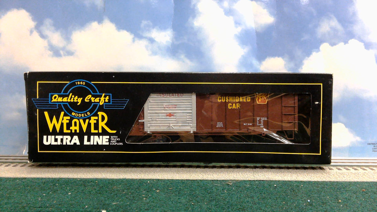 WEAVER #112135 PRR 50' RIBBED BOXCAR 3-RAIL