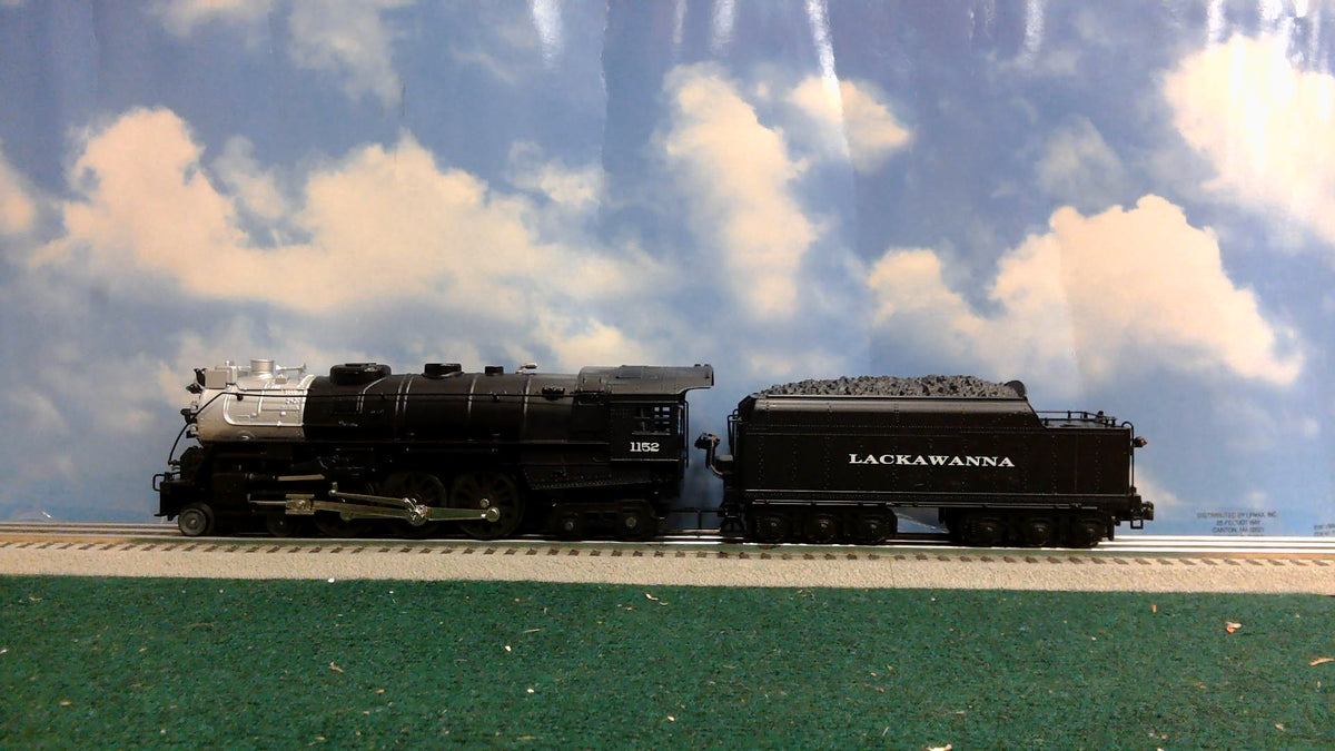 K-LINE K3238-1152S LACKAWANNA STEAM ENGINE&TENDER W/REAL SOUNDS