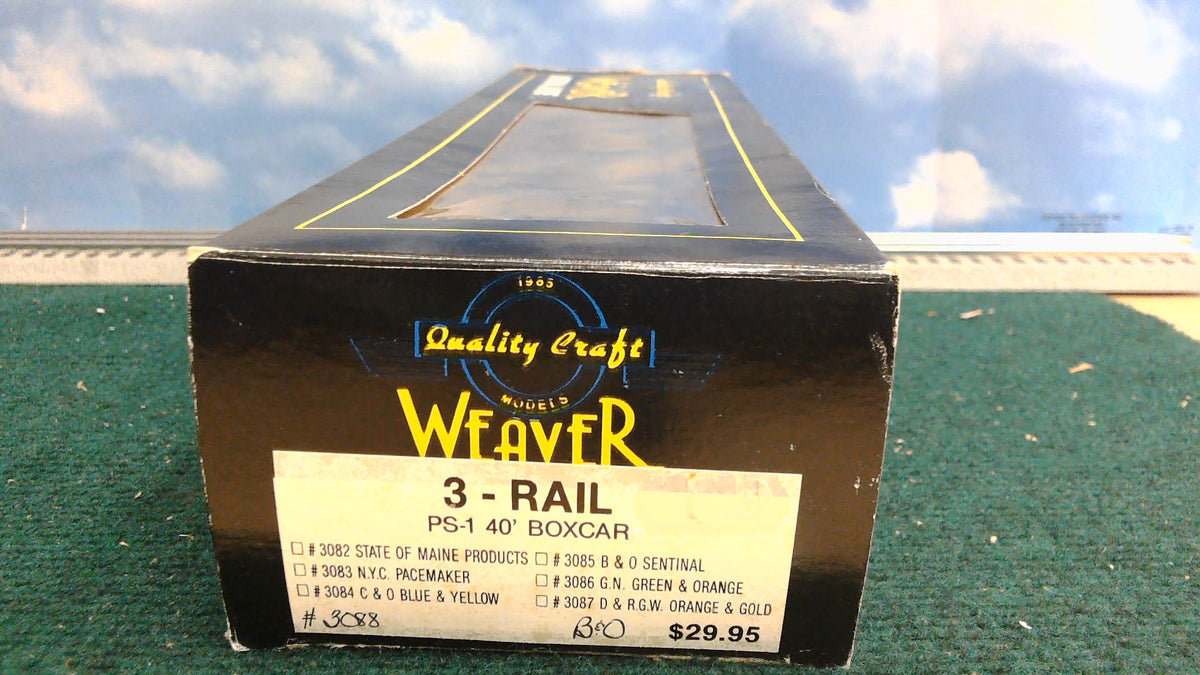 Weaver 3-Rail PS-1 40' Boxcar 3088