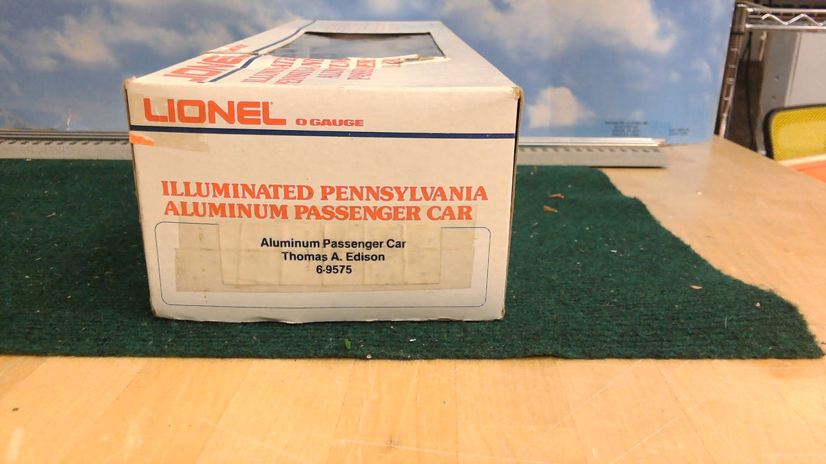 LIONEL 6-9575 ALUMINUM PASSENGER CAR THOMAS A. EDISON