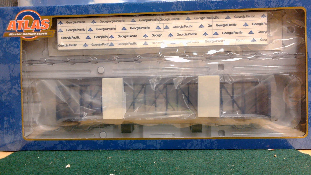 ATLAS #3001791-1 O-GAUGE 73' CENTER PARTITION FLAT CAR (3 RAIL) FIRST UNION RAIL