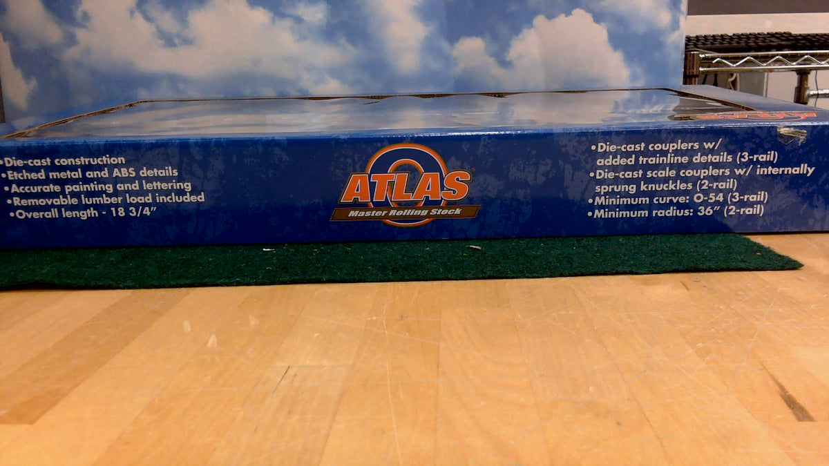 ATLAS #3001792-3 O-GAUGE 73' CENTER PARTITION FLAT CAR (3 RAIL) TTX