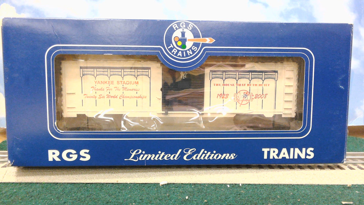 RGS TRAINS LIMITED EDITION YANKEE STADIUM BOX CAR