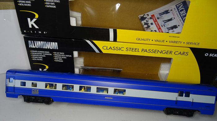 K-Line K4612-40003 CSXT INDIANA Combine 21' Aluminum Passenger Car