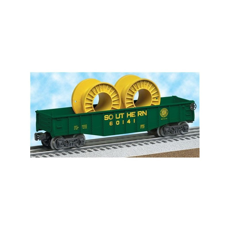 Lionel 6-26067 Southern Railway 60141 Gondola Car With Cable Reels O Gauge