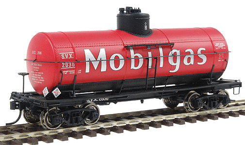 Atlas #8673 Mobilgas 8,000 Gallon Tank Car (3-Rail)