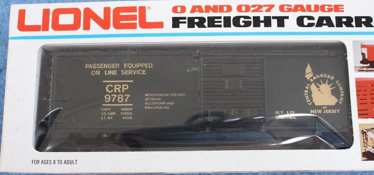 Lionel 6-9787 Central of New Jersey Box Car Box