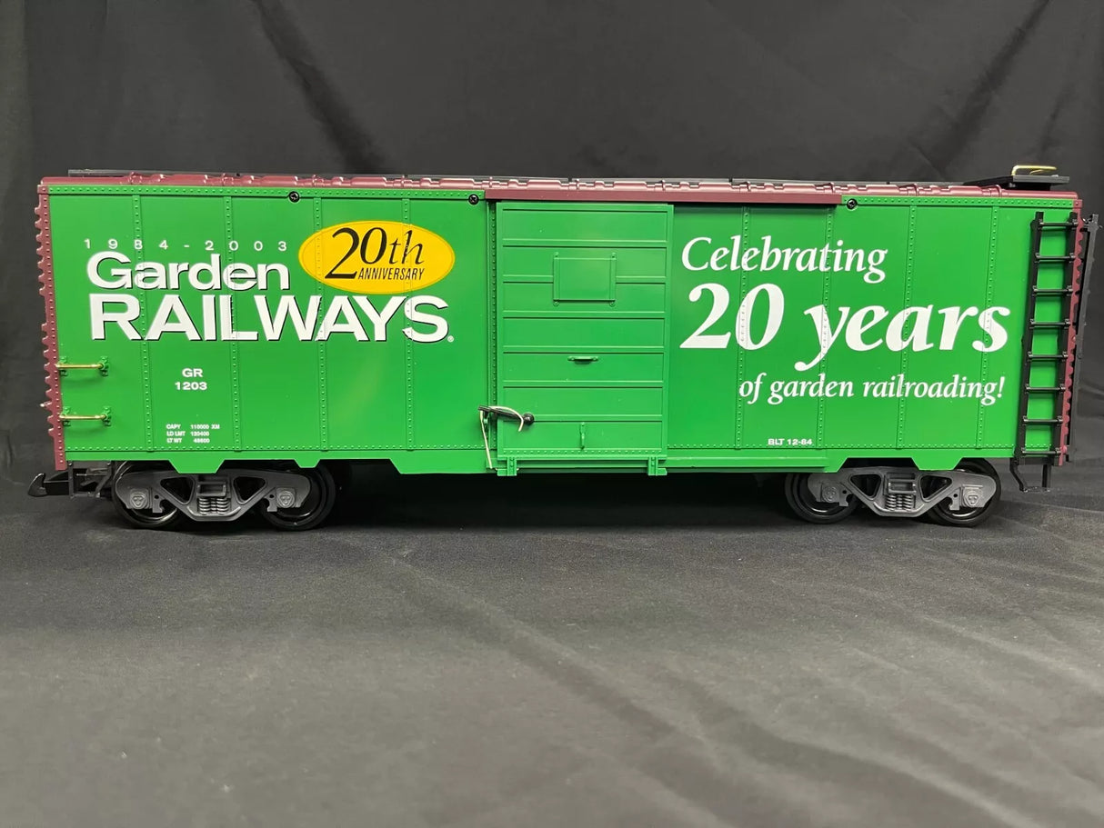 LGB 40914 GARDEN RAILWAYS 20th ANNIVERSARY Boxcar 1984 - 2003 G scale
