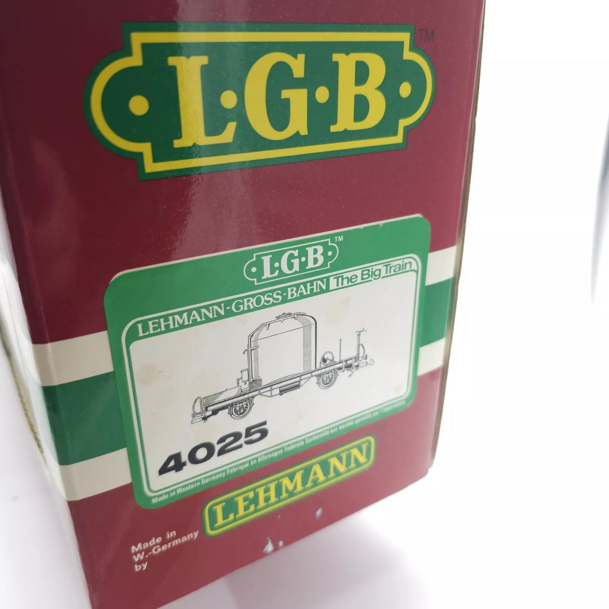 LGB #4025 Rh B Cement Silo Car G Scale In Box