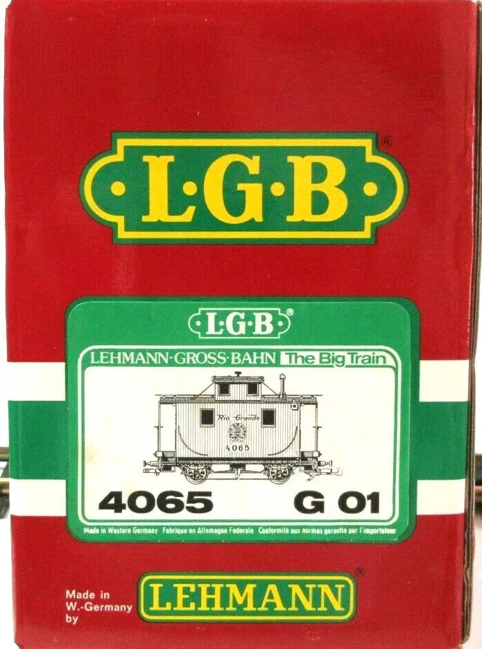 LGB 4065 G 01 C & S BOBBER CABOOSE NEW IN BOX
