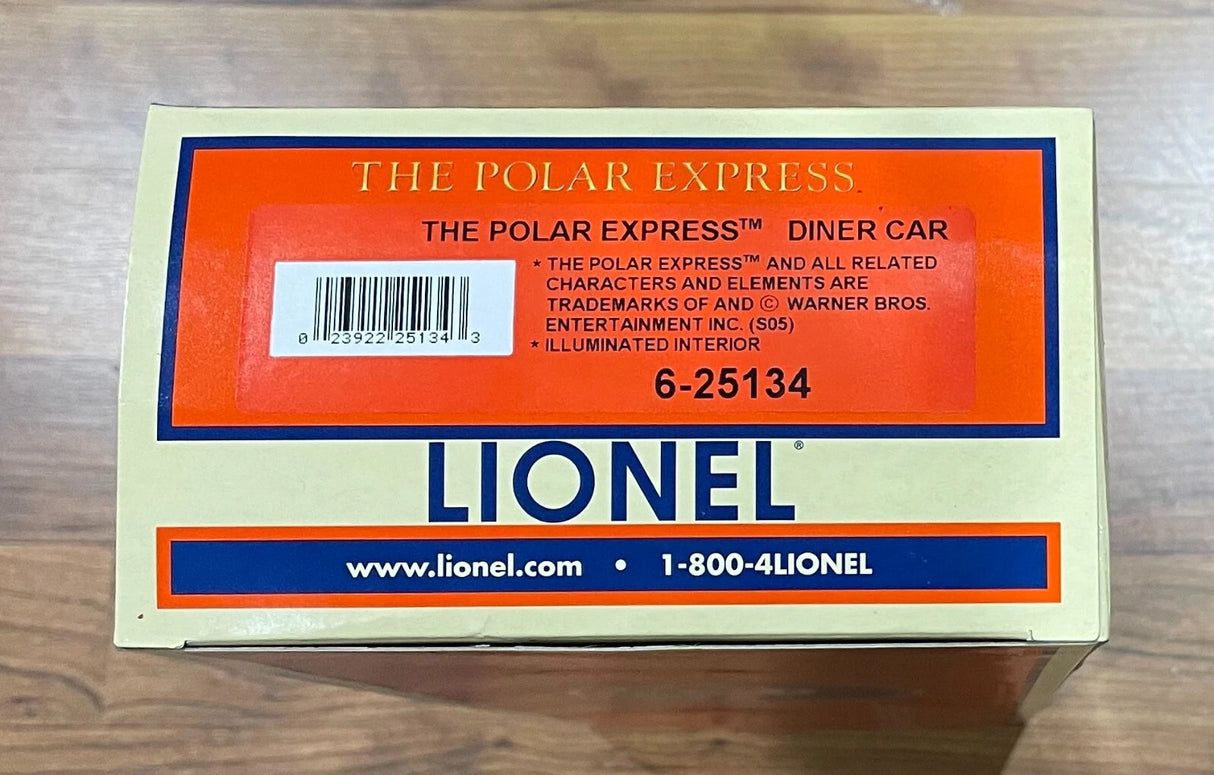 Lionel 6-25134 O Gauge ~ The Polar Express Diner Car