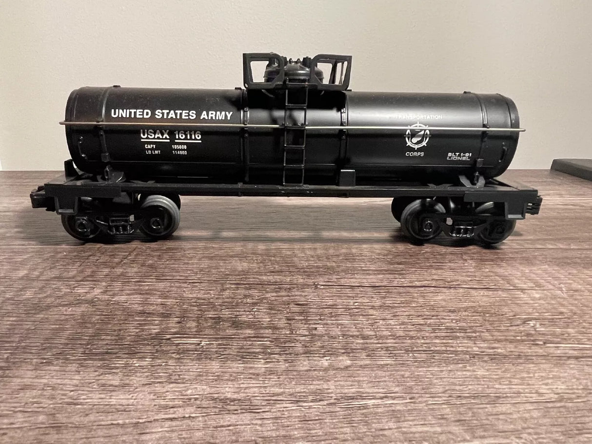Lionel 6-16116 O Gauge U.S. Army Transportation Corps Single Dome Tank Car