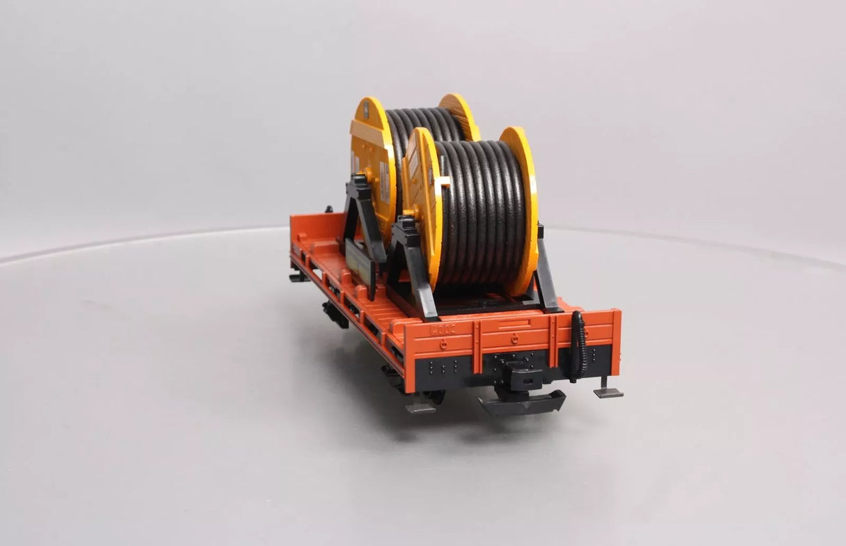 LGB 4002 G Scale Kabel Union Flatcar with Cable Reels