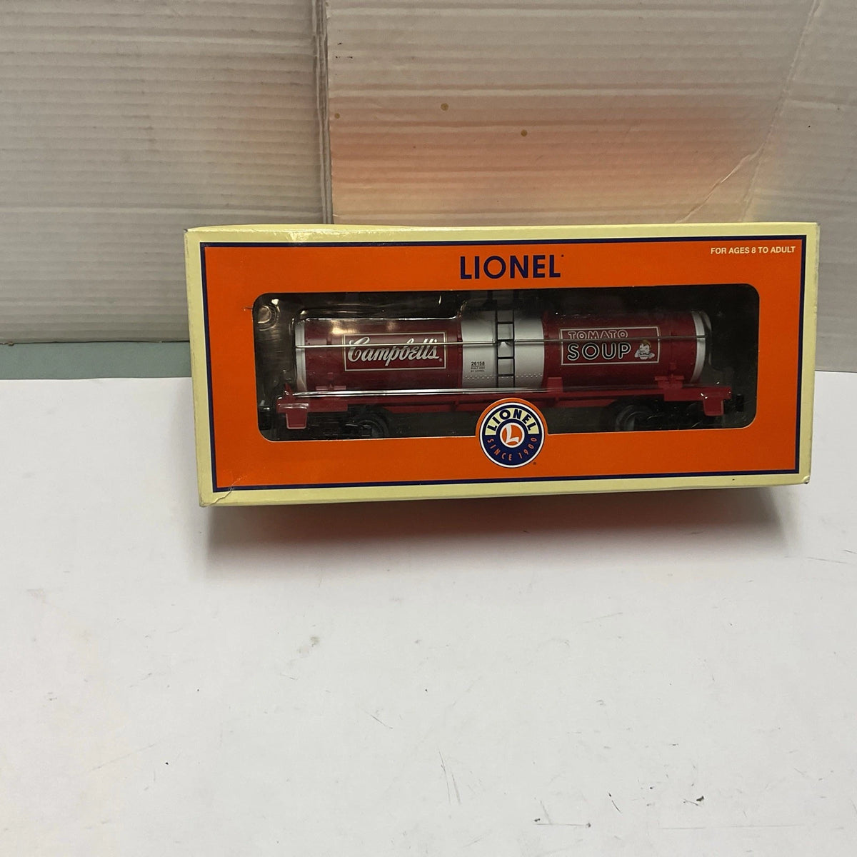 Lionel 6-26158 Campbells Soup Single Dome Tank Car