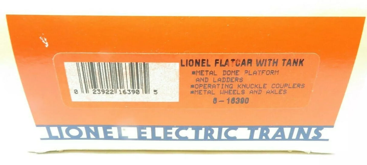 Lionel 6-16390 Lionel Flatcar with Tank