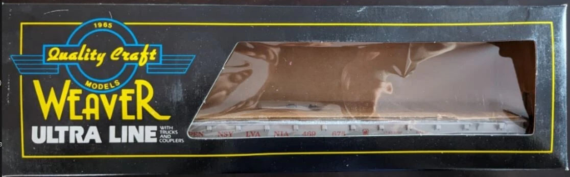 Weaver 469675 Pennsylvania Railroad Flat Car (3-Rail)