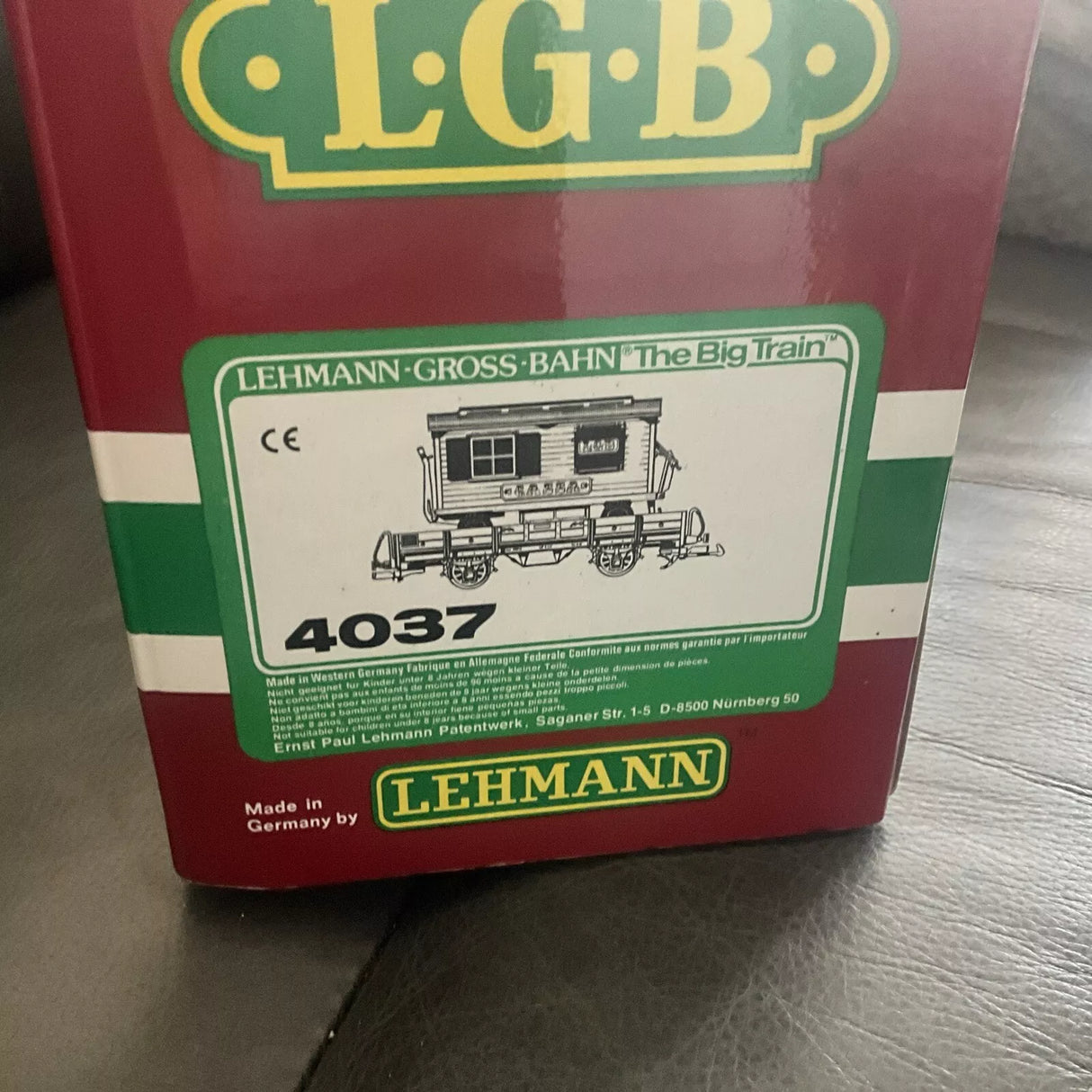 Lehmann LGB Box Car #4037 CASSA G Scale with original box