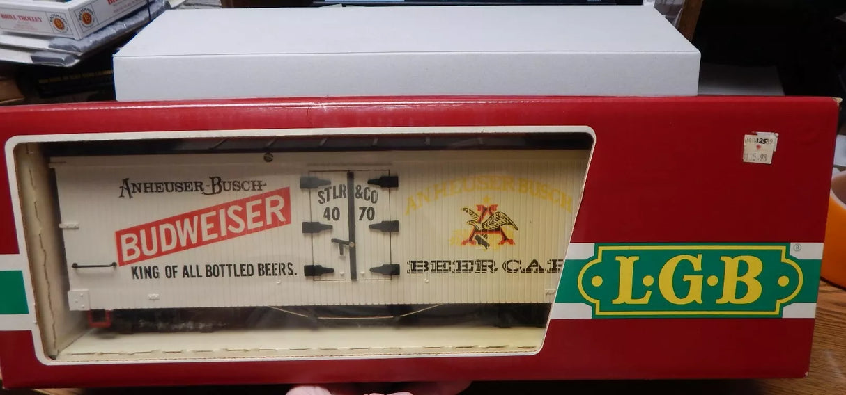 LGB 4070 BUDWEISER REEFER CAR