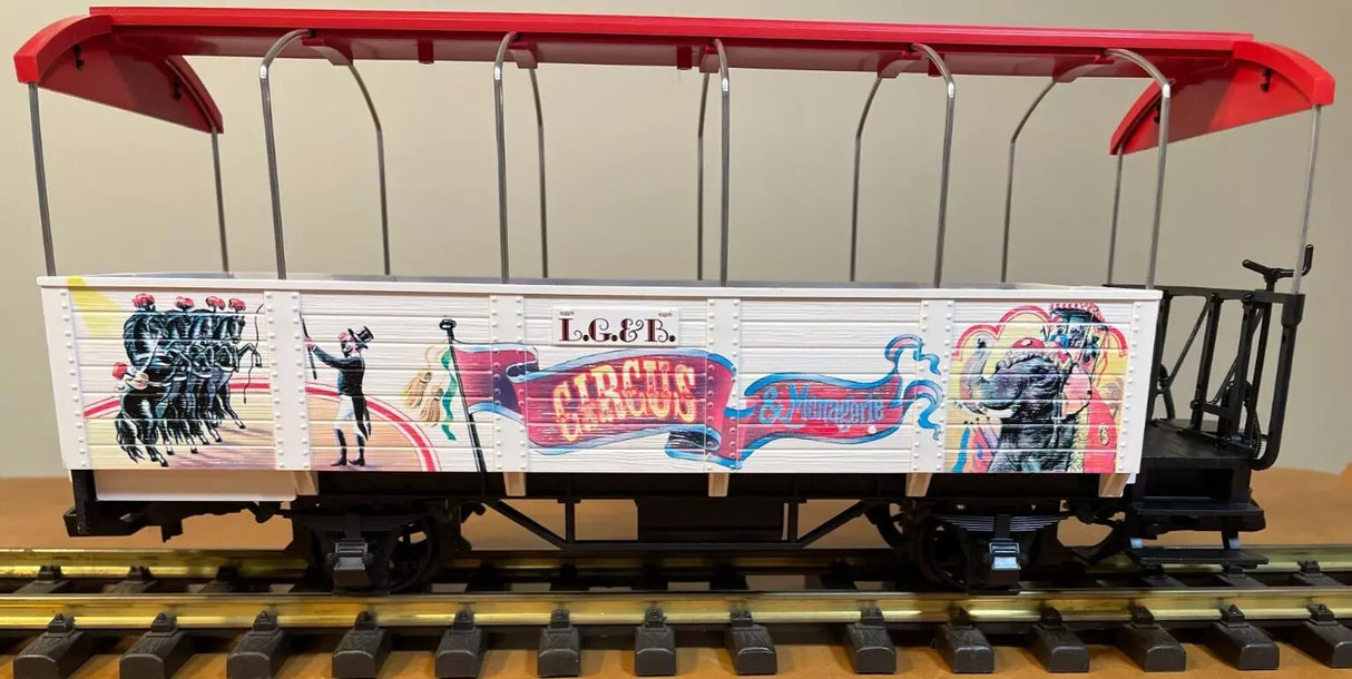 LGB 3125 Open Air Circus Passenger Car L/N